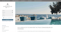 Desktop Screenshot of myconianambassador.gr